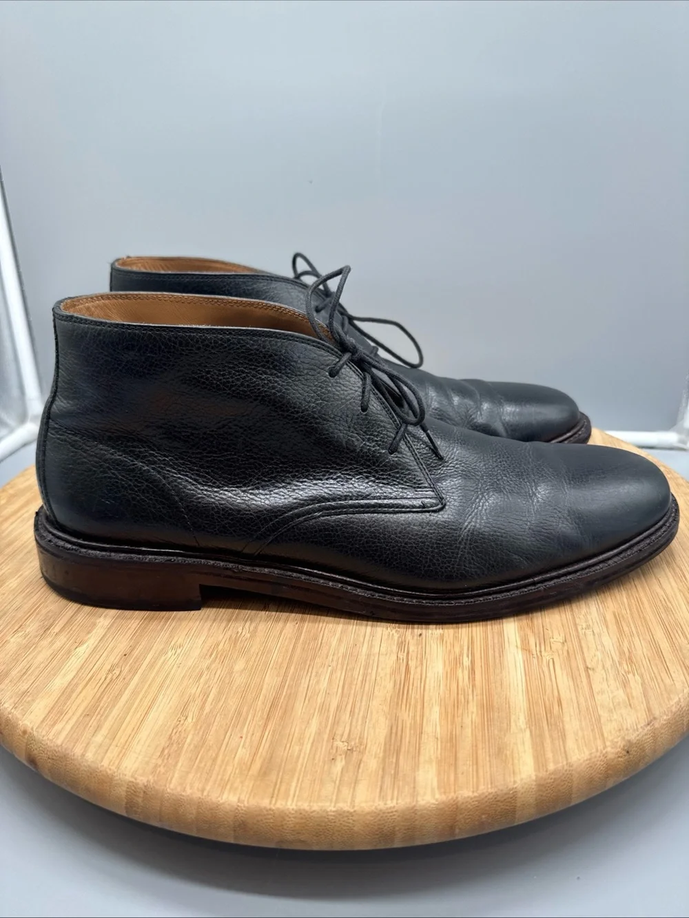 Cole Haan Barron Men's Black Leather Chukka Boots Size 12M ‎ C22940U